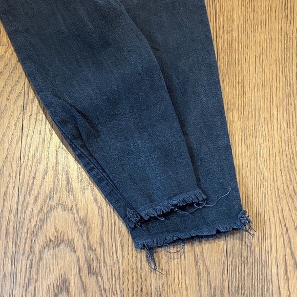rag & bone women's Skinny Black raw hem jeans - Picture 7 of 8